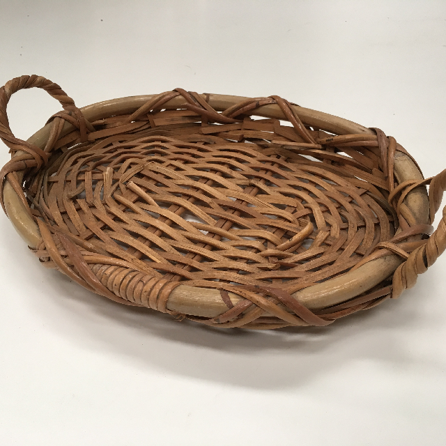 BASKET, Shallow Tray Medium w Handles